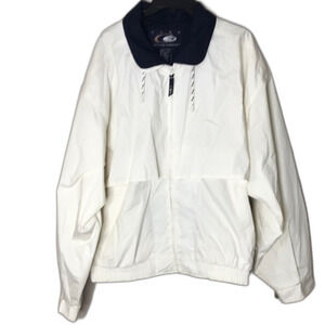 Cyrk clothing company nylon zip up windbreaker jacket size large